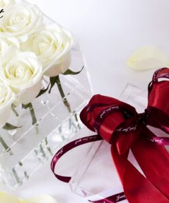 hộp hoa thuỷ tinh