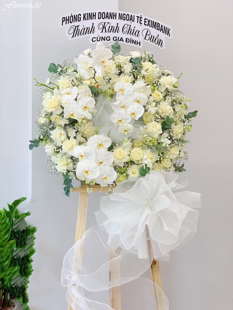 FlowerSight chuyên cấp những lẵng hoa đám tang tươi hàng đầu Việt Nam