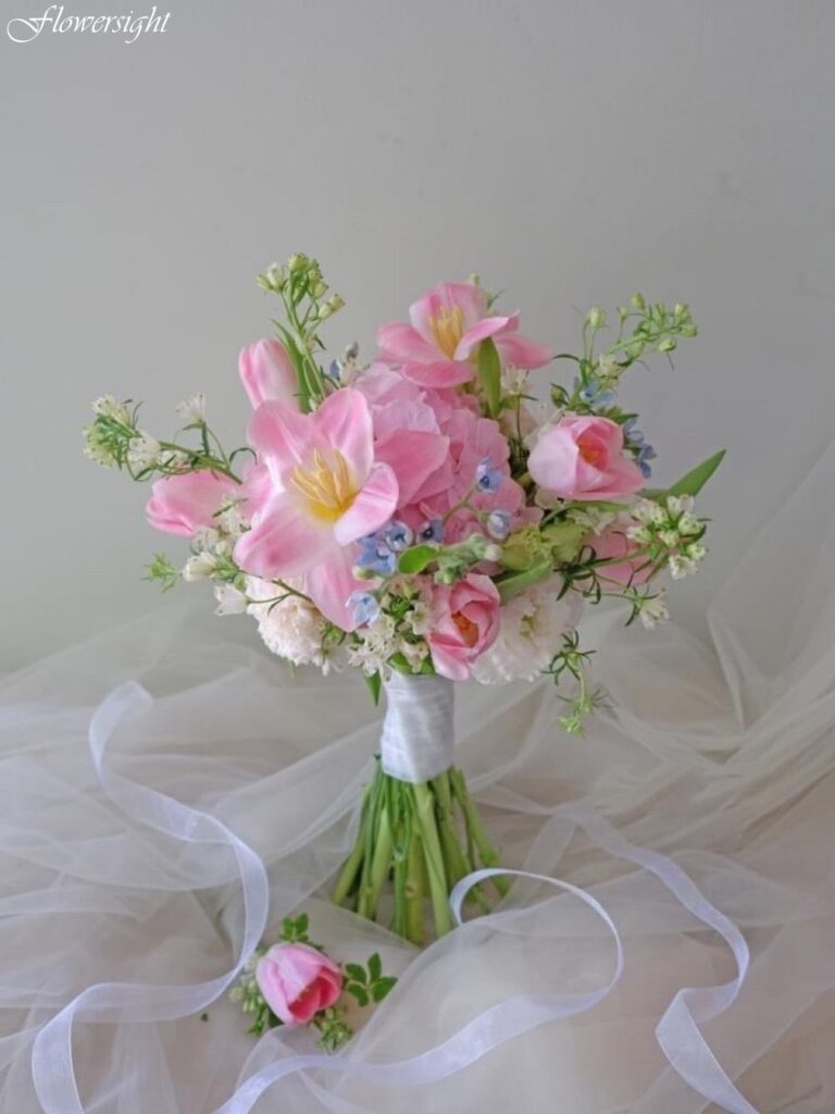 Hoa tulip được sử dụng nhiều trong lễ cưới