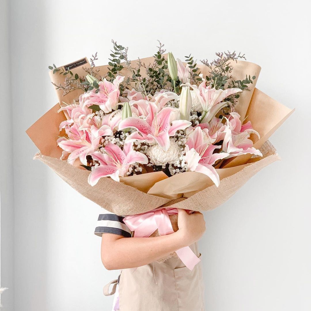 Bó hoa loa kèn dành tặng sinh nhật