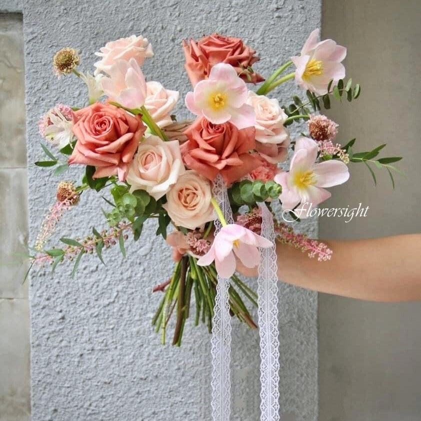 hoa cưới cầm tay