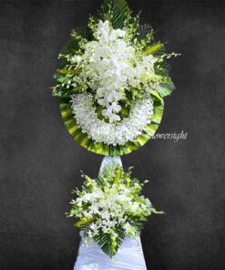 kệ hoa tang lễ Chiều tím