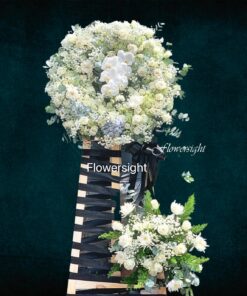 vòng hoa viết tang lễ Hồng Phai