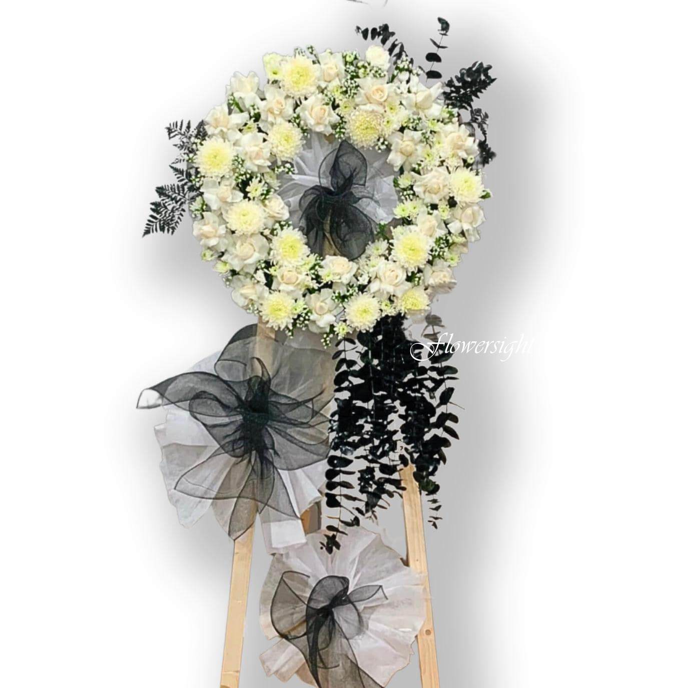 vòng hoa tang lễ Lắng đọng