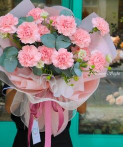 bó hoa cẩm chướng Kết Nối Tình Yêu