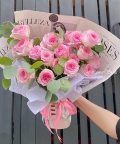 bó hoa tươi Sắc trắng tuyệt đẹp