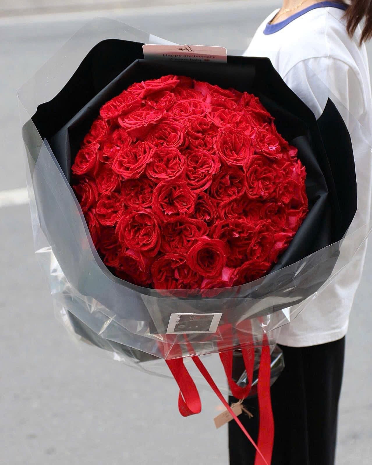 Bó hoa hồng đỏ