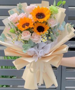 hoa hướng dương tốt nghiệp -Chào Ngày mới