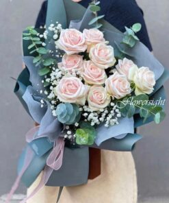 hoa tốt nghiệp hồng da Che chở