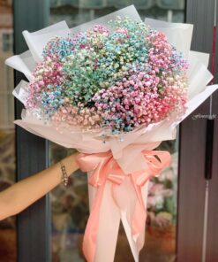 hoa mừng tốt nghiệp nhiều màu 'Hương sắc"