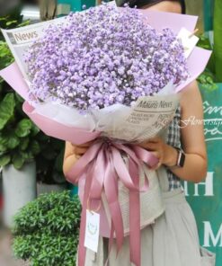 hoa baby tím tặng tốt nghiệp "Ký ức"