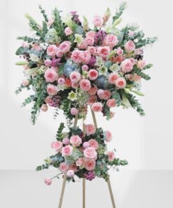 kệ hoa khai trương