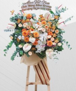 Kệ hoa khai trương Chúc mừng lộc phát V2