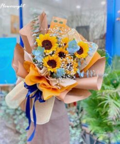 Bó hoa hướng dương 6 bông mang ý nghĩa vĩnh cữu