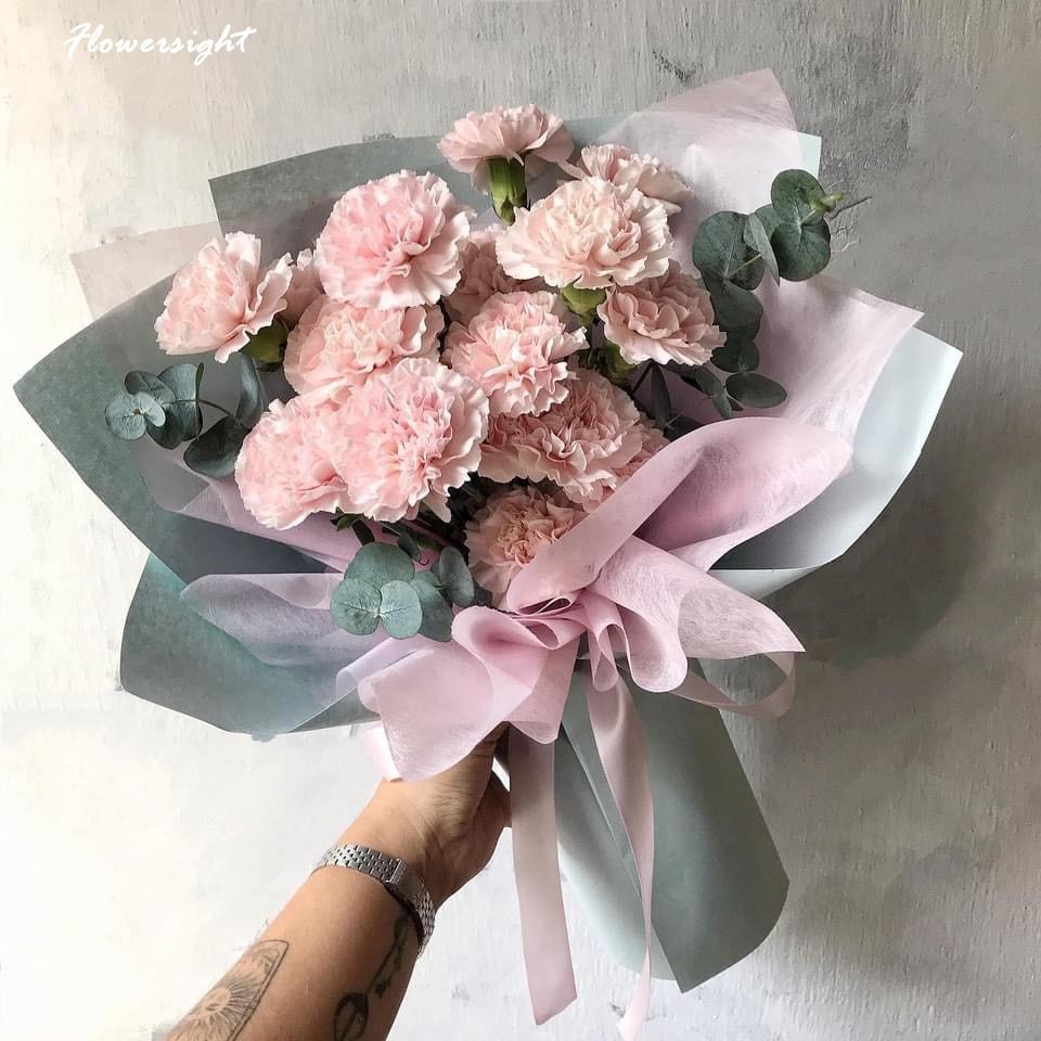 Bó hoa cẩm chướng đẹp thay lời xin lỗi chân thành nhất