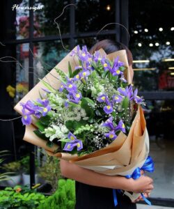 hoa diên vĩ, loài hoa tượng trưng cho sự lạc quan kiêu hãnh