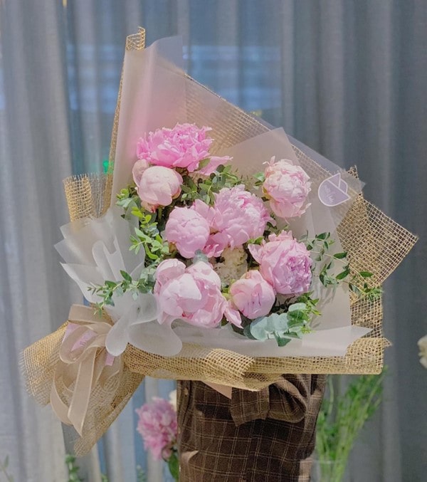 Hoa mẫu đơn hồng thích hợp để tặng nhân dịp sinh nhật cực kì ý nghĩa