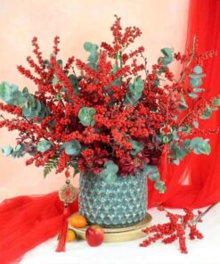 Bình hoa chưng tết "Làn Hương Nồng Tết"