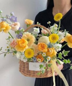 Giỏ hoa tươi "Đường đến trái tim"