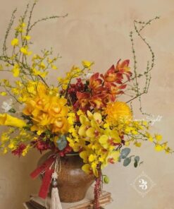 Bình hoa chúc mừng ngày tết "Tinh Khôi Xuân"