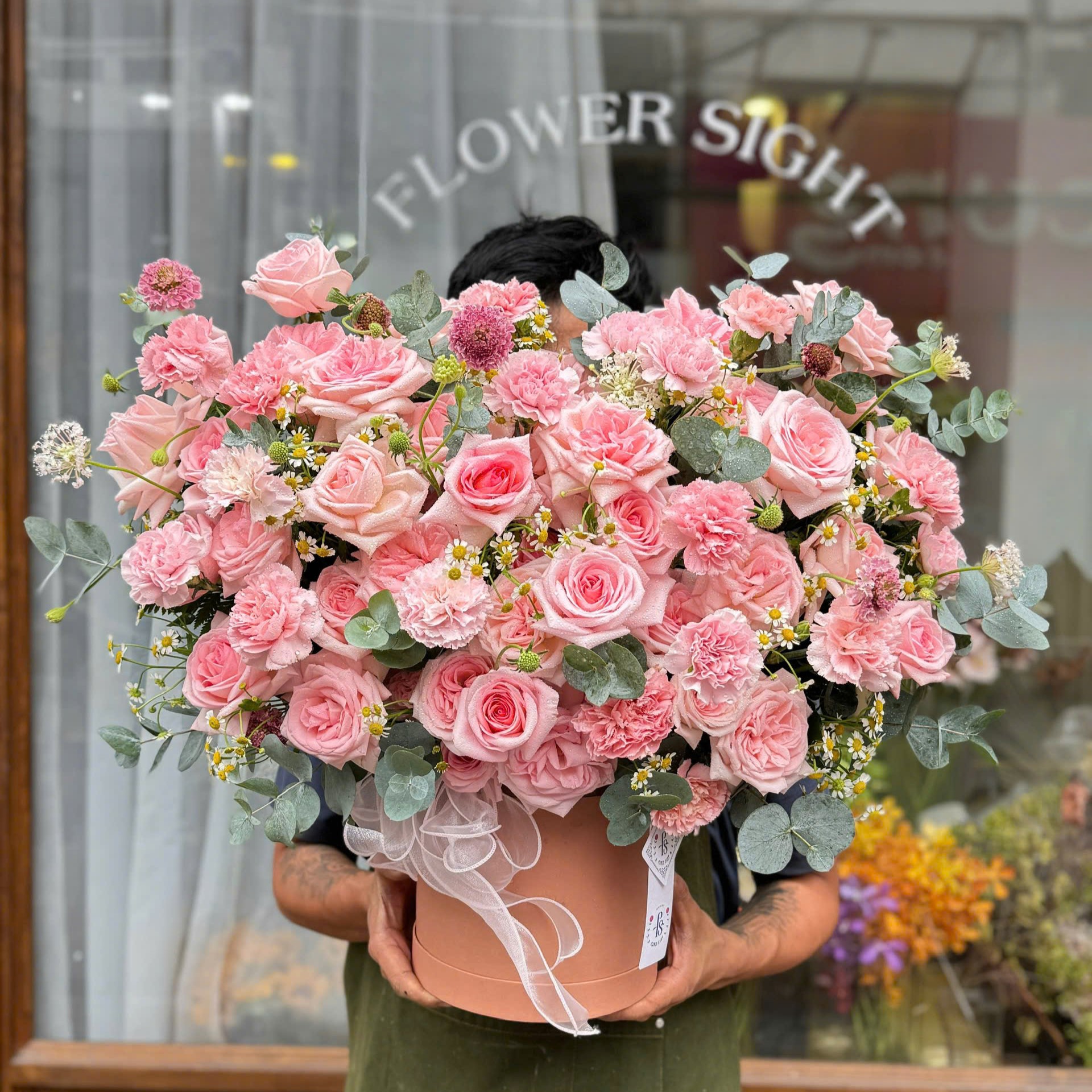 Hộp hoa tươi đẹp mãi