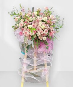 Kệ hoa tươi thuy tinh "Grand Opening Joy"