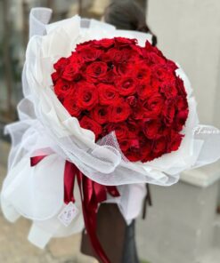 Bó hoa hồng 100 bông