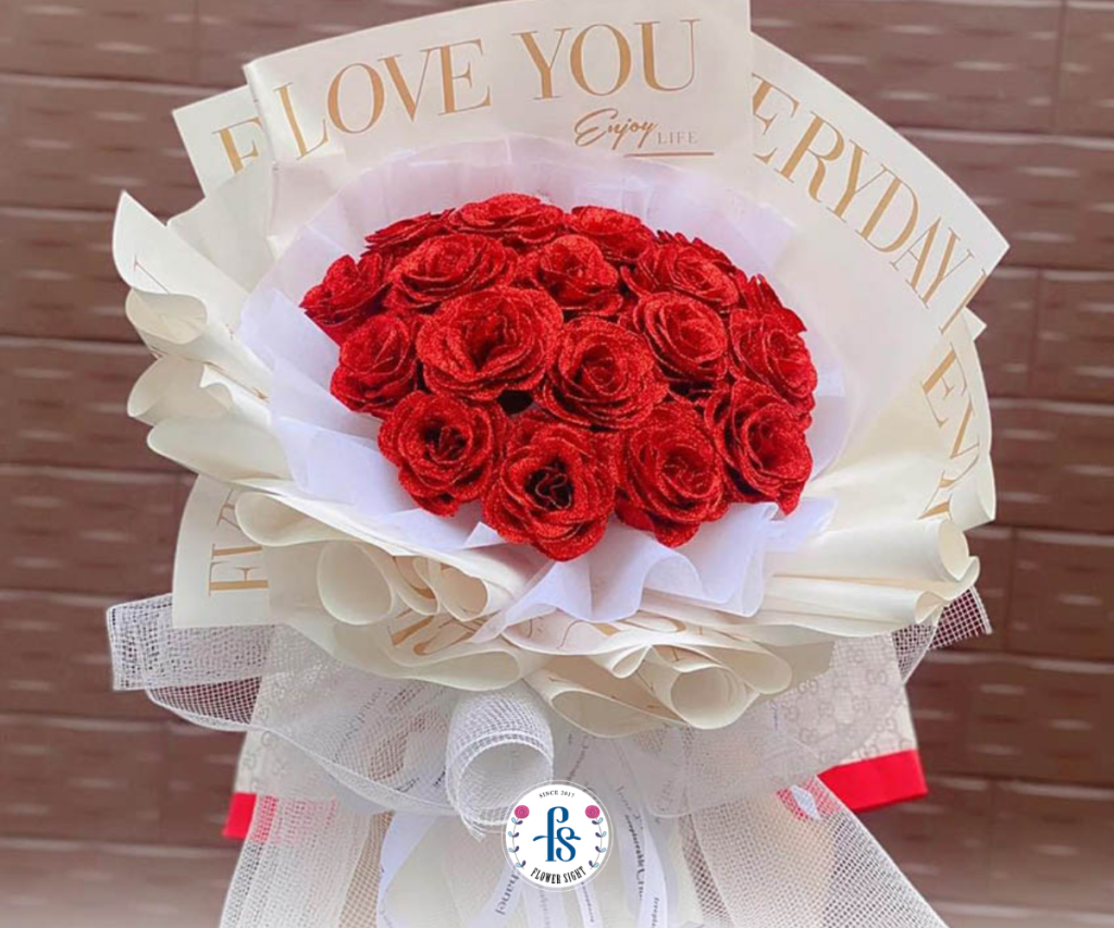 Bó hoa 18 bông hồng