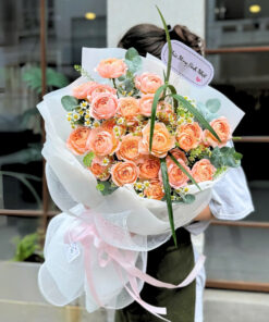 Bó hoa hồng 25 bông