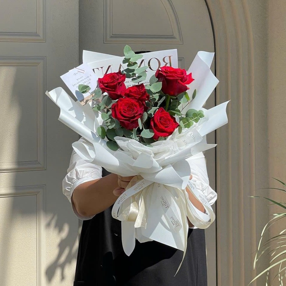 Nguyện Hồng Bó hoa hồng 5 bông