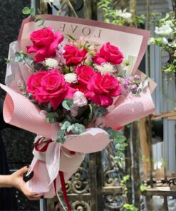 Bó hoa hồng 7 bông