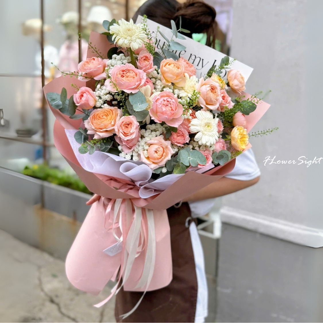 Bó hoa hồng juliet