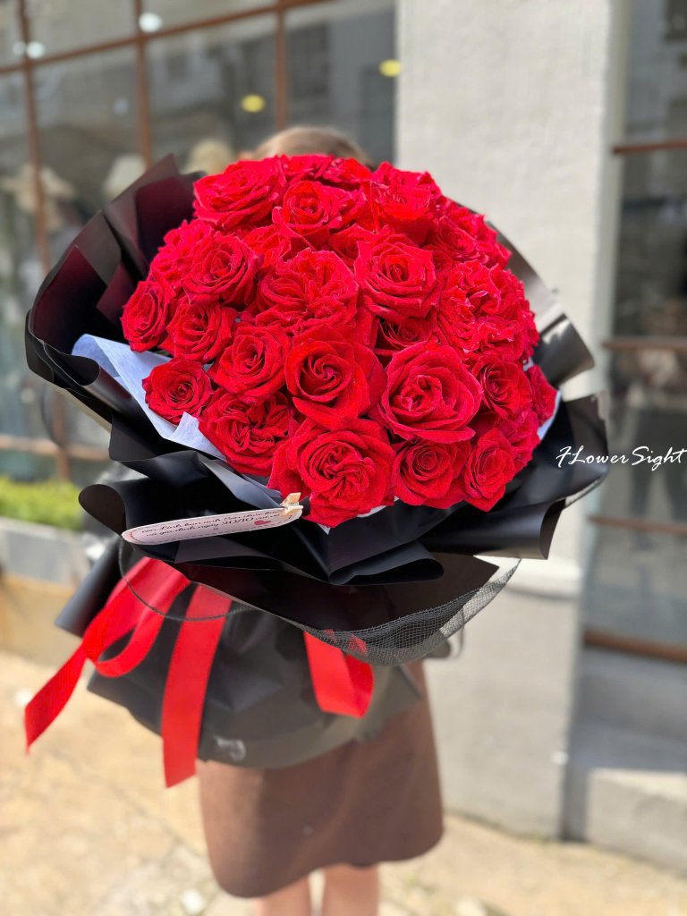 Bó hoa hồng 50 bông