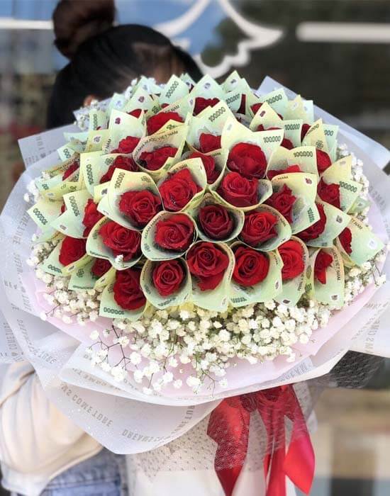 Bó hoa 1 triệu