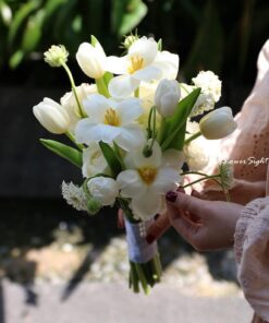 Bó hoa cưới phong cách châu âu