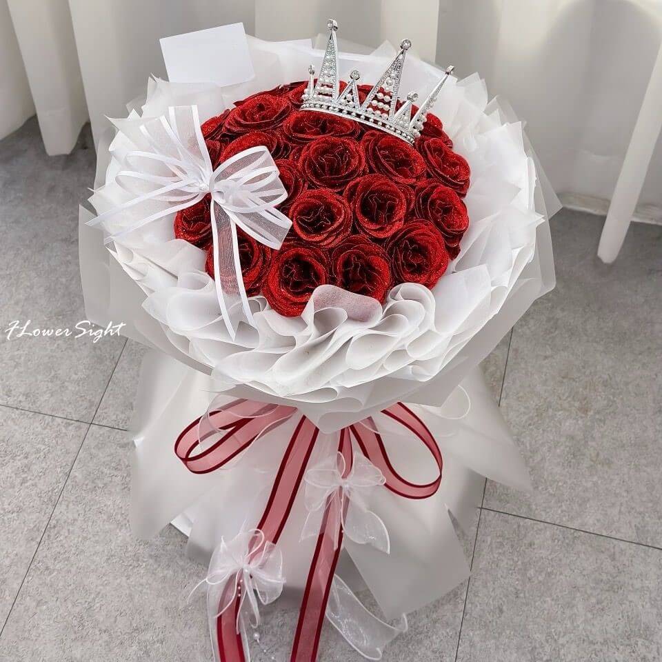 bó hoa sáp 12 bông bó hoa sáp 12 bông