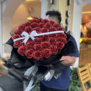 Bó hoa sáp 50 bông chất lượng cao, giá rẻ tại FlowerSight