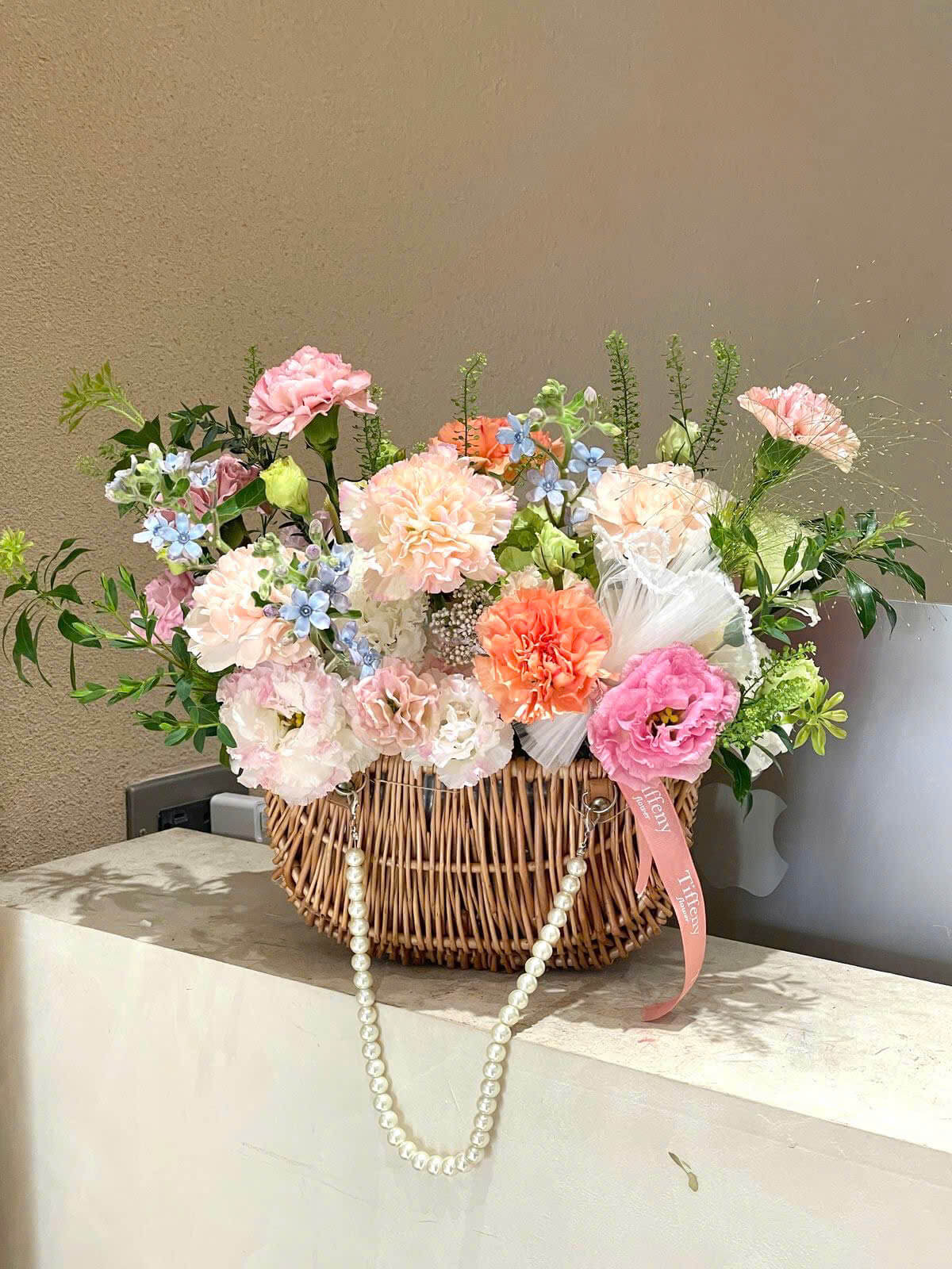 Giỏ hoa nghe thuat