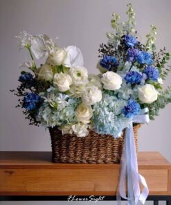 Giỏ hoa nghệ thuật