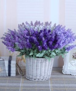 Giỏ hoa oải hương