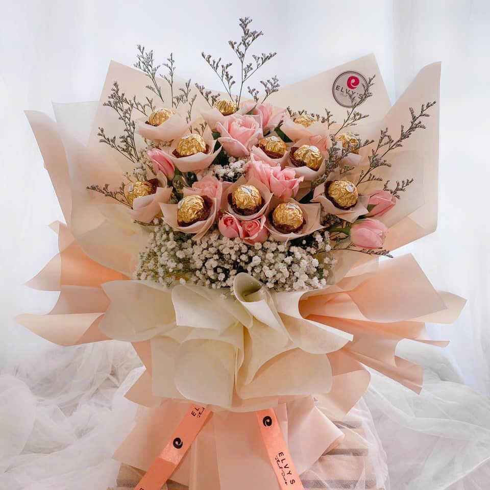 Hoa kẹo valentine đẹp