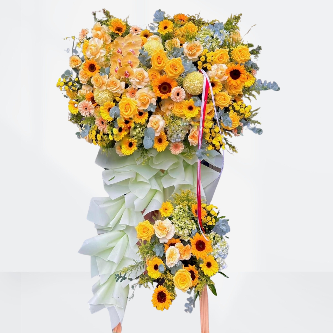 Kệ hoa khai trương hướng dương