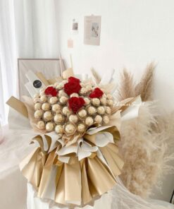 Bó hoa kẹo mút noel