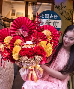 hoa tết cánh quạt