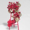 Kệ hoa khai trương màu đỏ