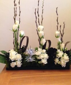 giỏ hoa hình thuyền