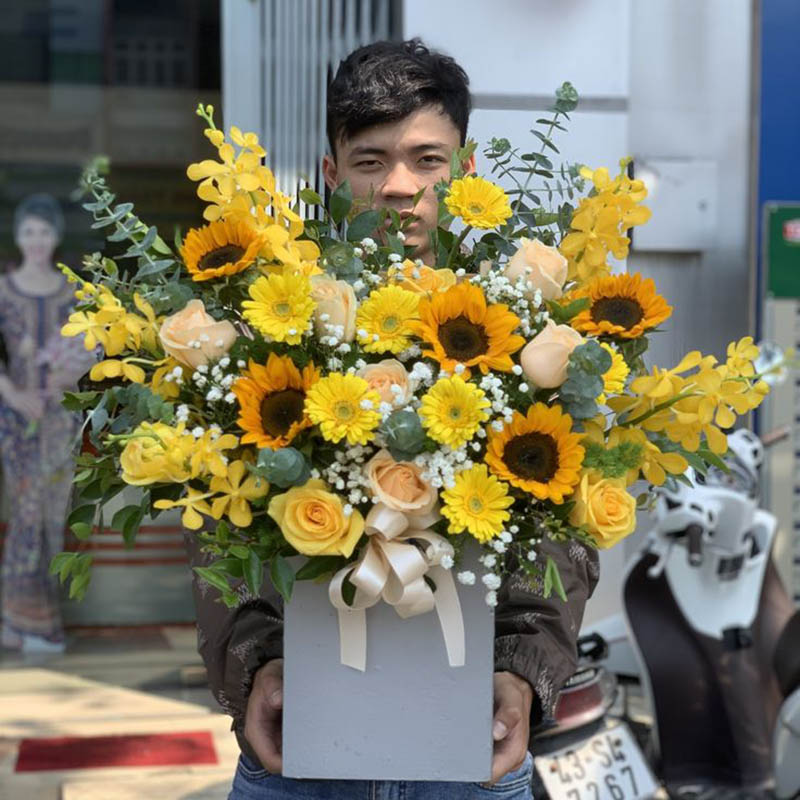 Hoa mừng thọ ông bà giá rẻ