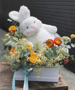 Bó Hoa Gấu Bông Dịu Nhẹ