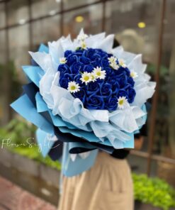 Bó Hoa Sáp Cuộn Len