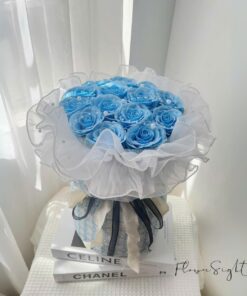 Bó Hoa Sáp Sky Blue